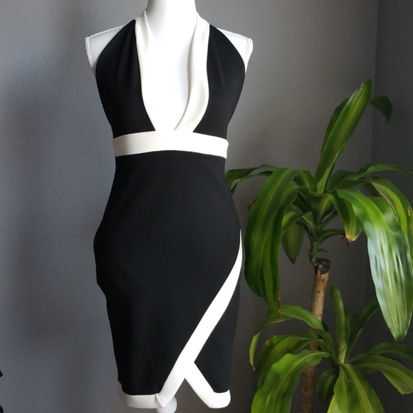 Missguided Dresses & Skirts - Missguided over the backless mini prom dress